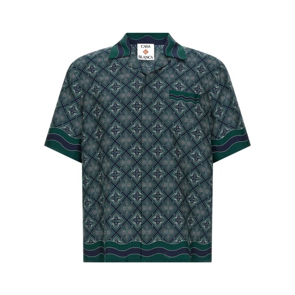 Casablanca Bicolor Silk Men's Blouse